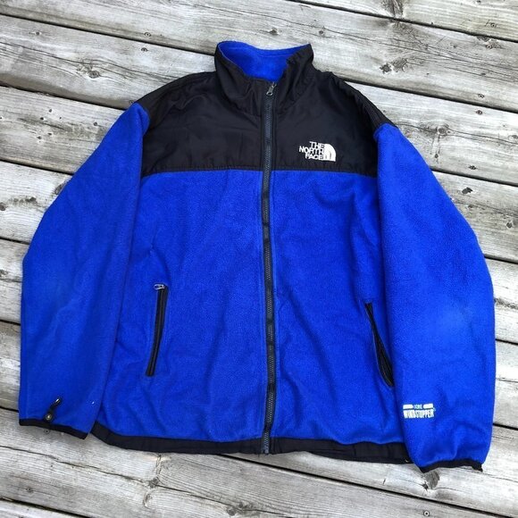 Vintage The North Face Summit Series Windbreaker Jacket XL Blue - Picture 1 of 8